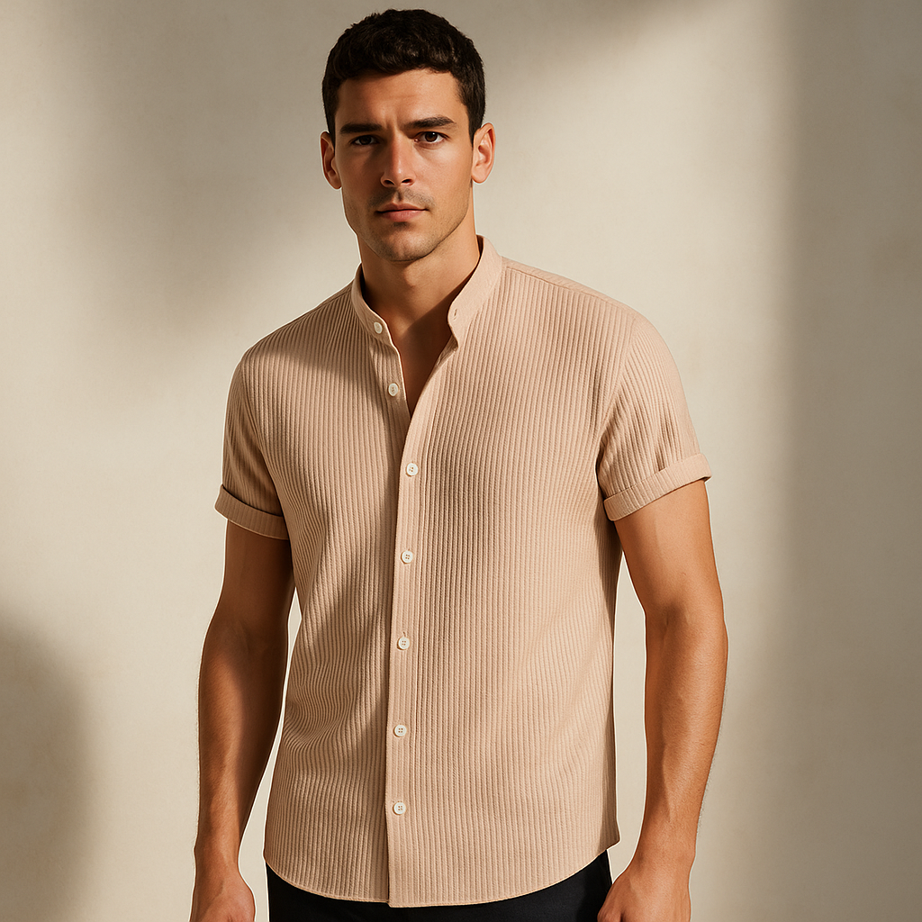 Soft Ridge Button Up