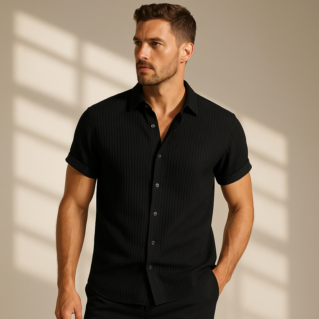 Soft Ridge Button Up