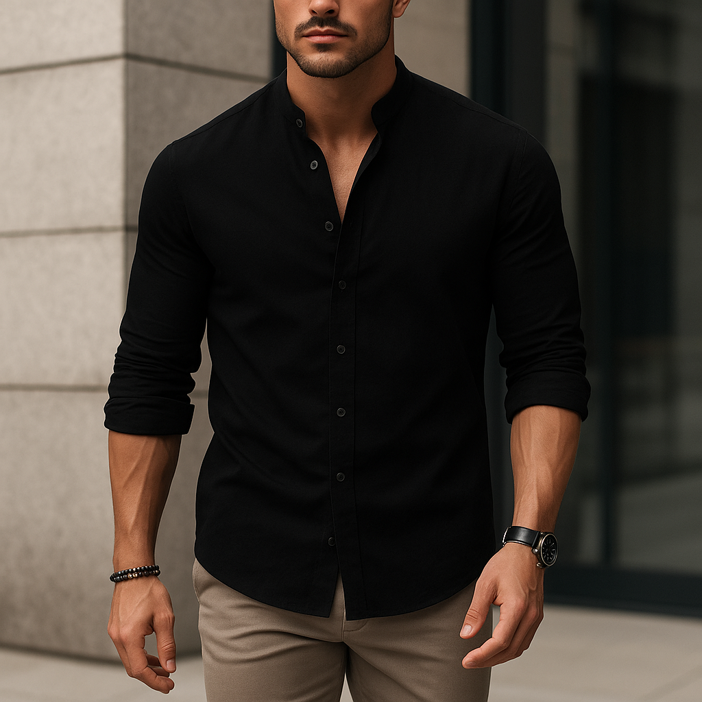 Vanta Collarless Shirt