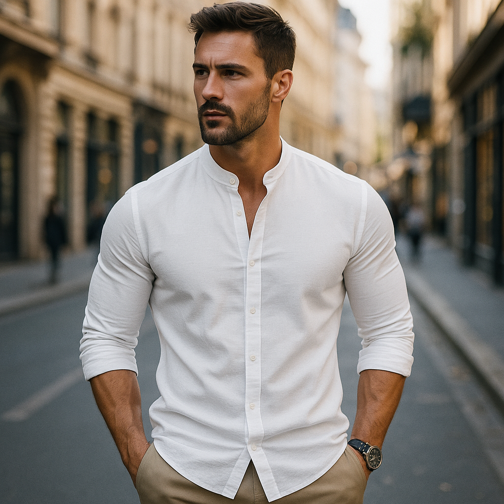 Vanta Collarless Shirt