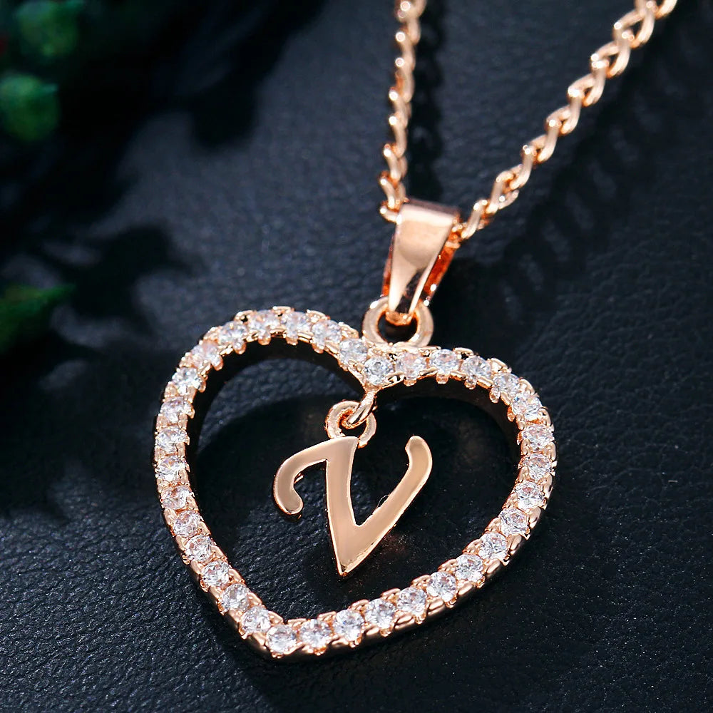 Initial Charm Necklace