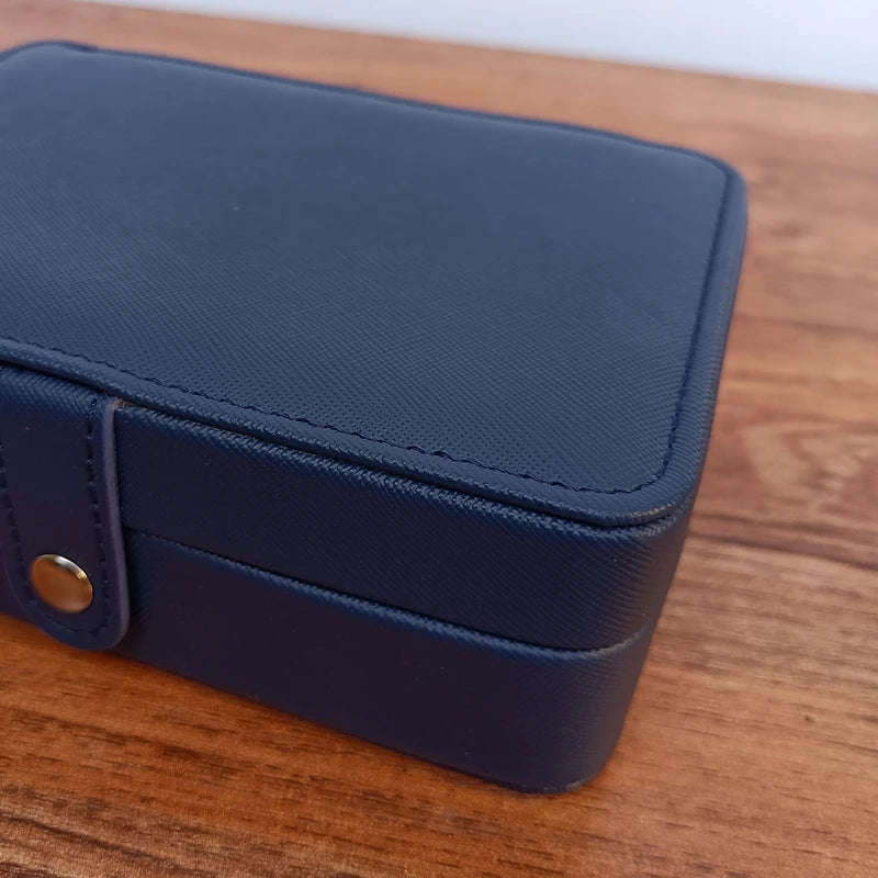 Leather Portable Jewelry Box