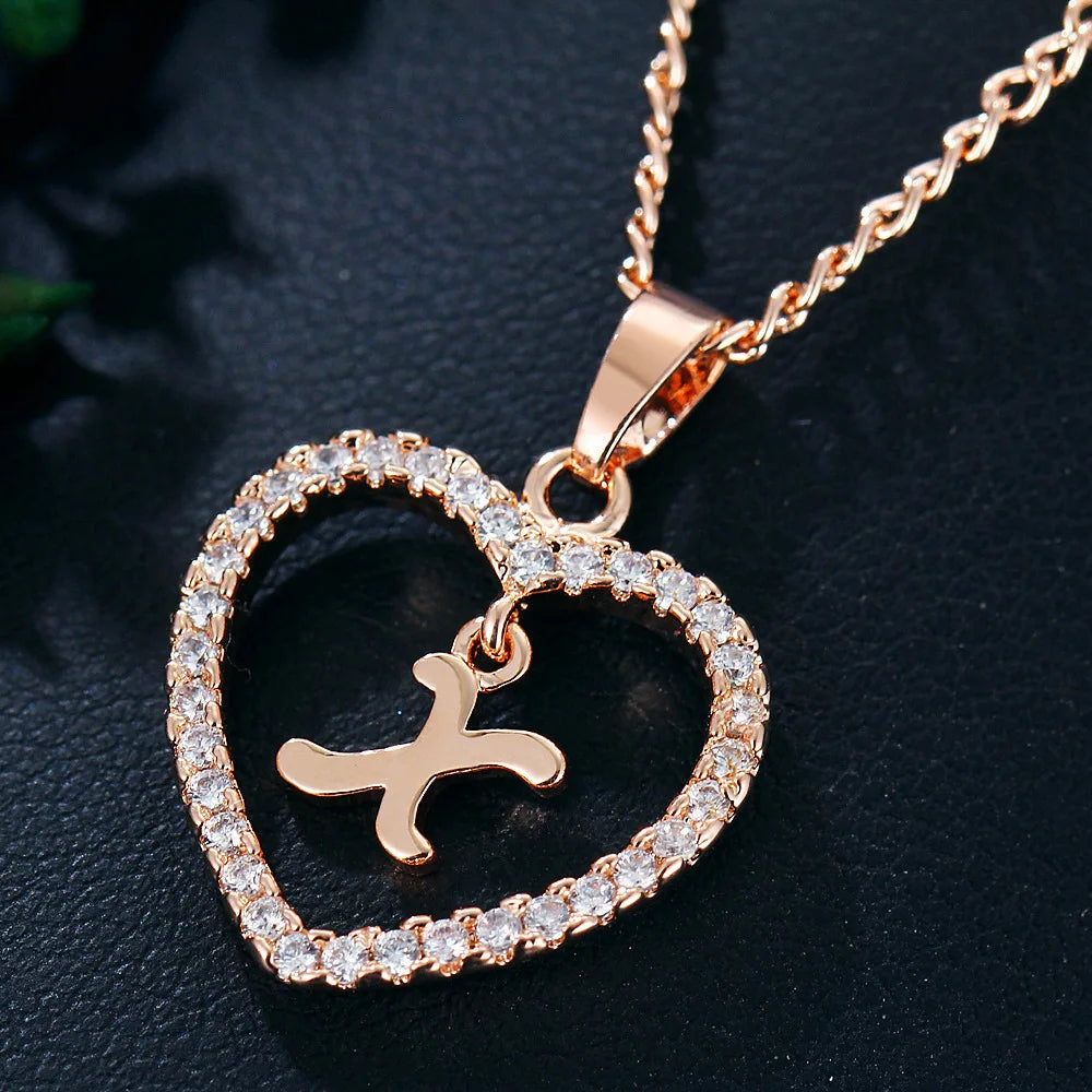Initial Charm Necklace