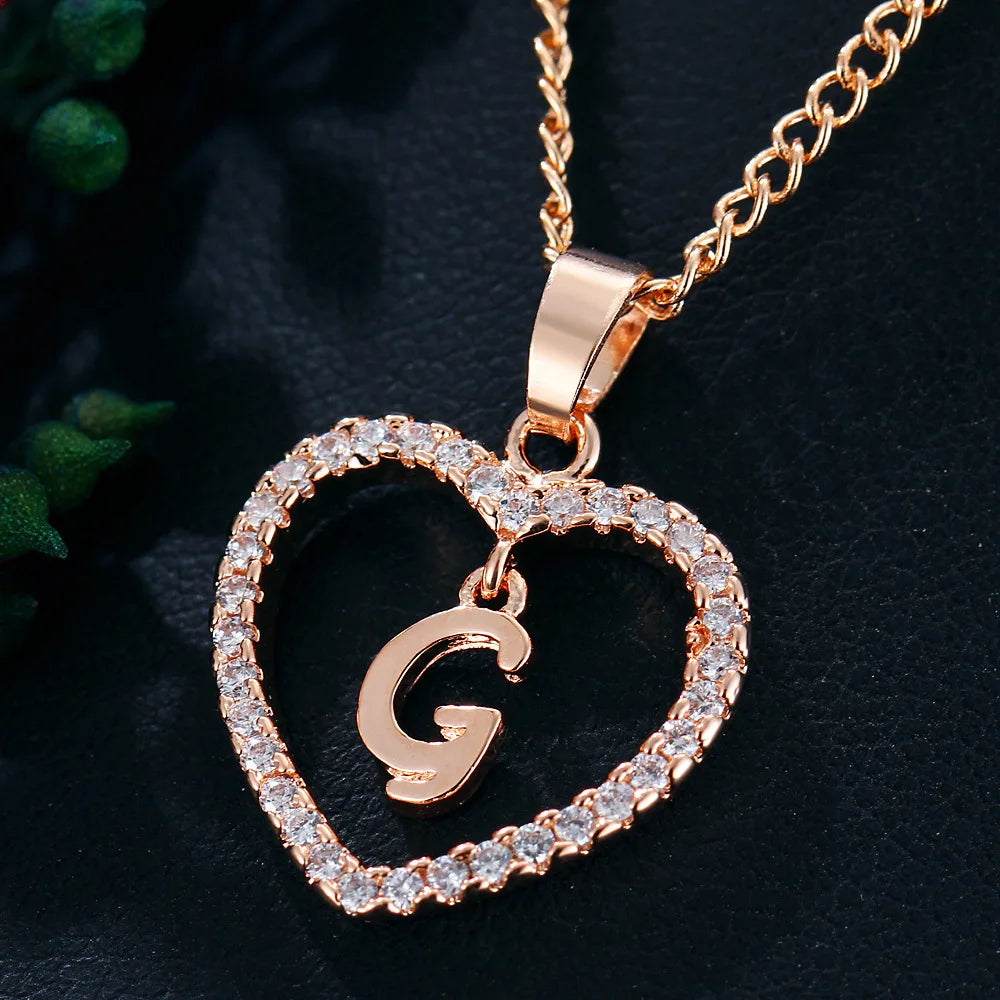 Initial Charm Necklace