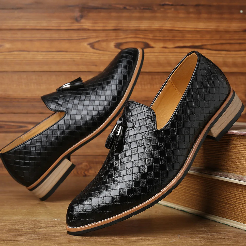Lorenzo Vettori Woven Loafers