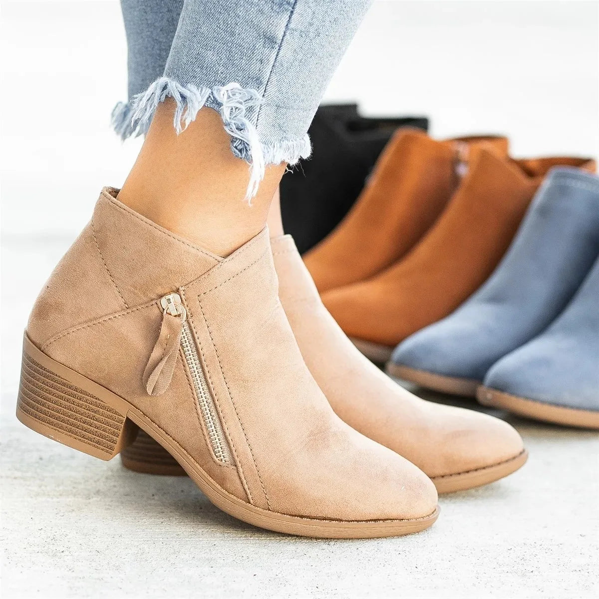 Avery Lane Ankle Boots