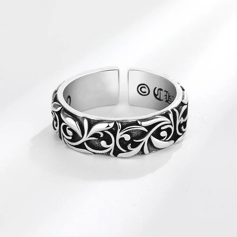 Retro Eternal Vine adjustable Ring