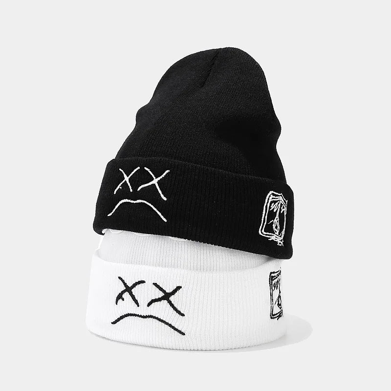 Grim Stitched Knit Beanie