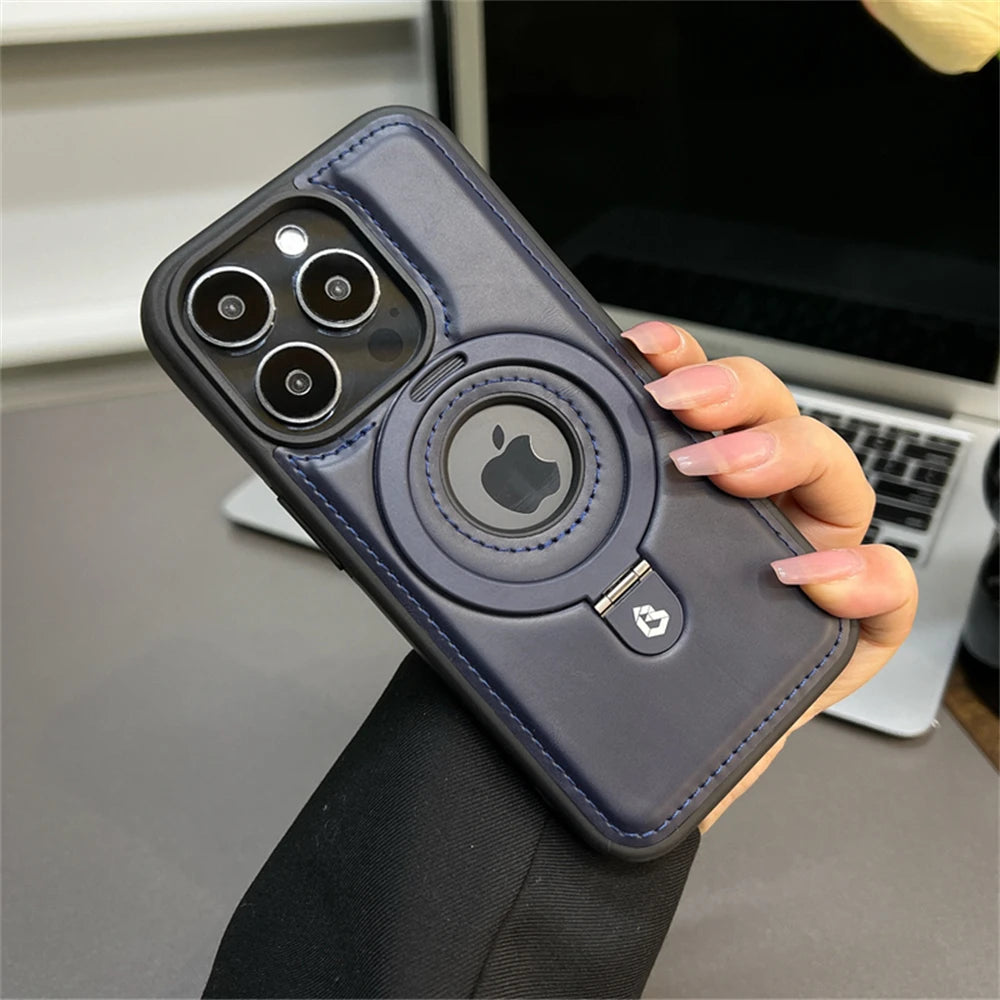 Leather Lock iPhone Case