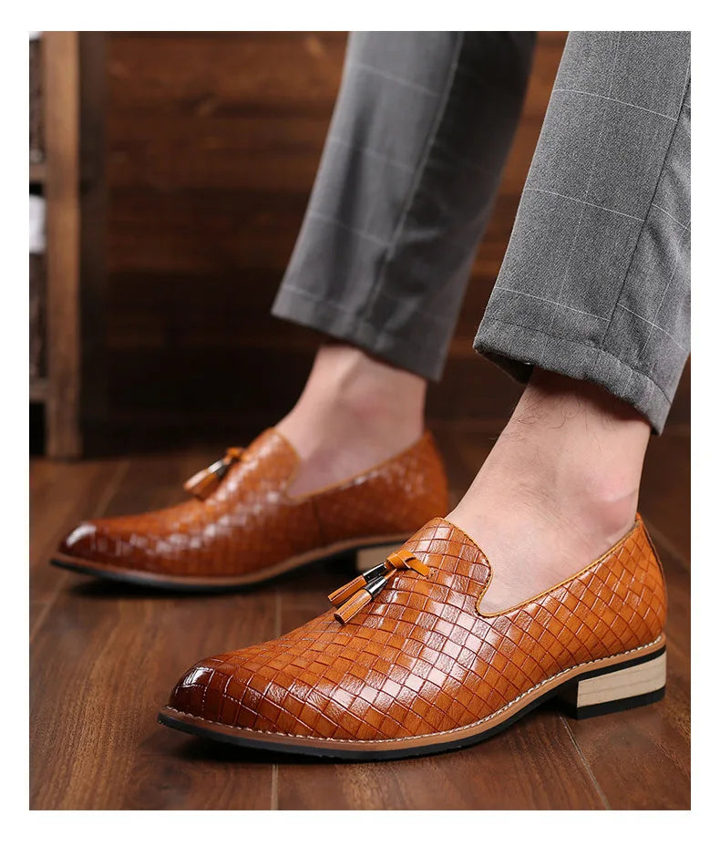 Lorenzo Vettori Woven Loafers