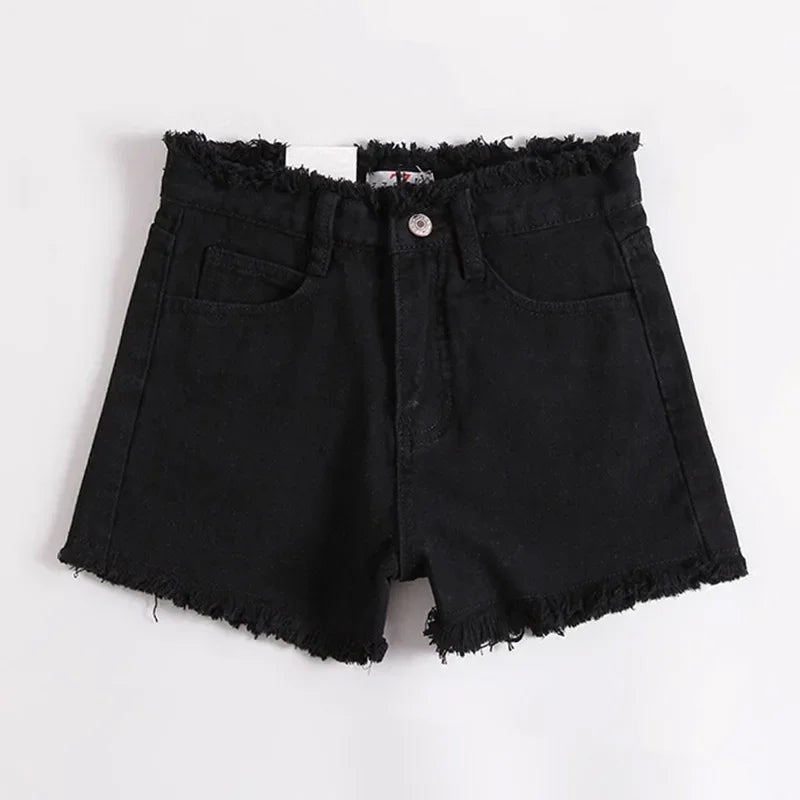 Rough-Cut Chic Shorts