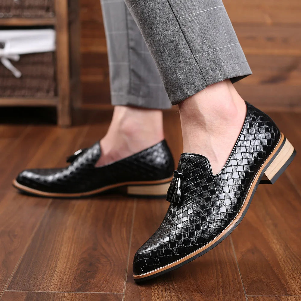 Lorenzo Vettori Woven Loafers