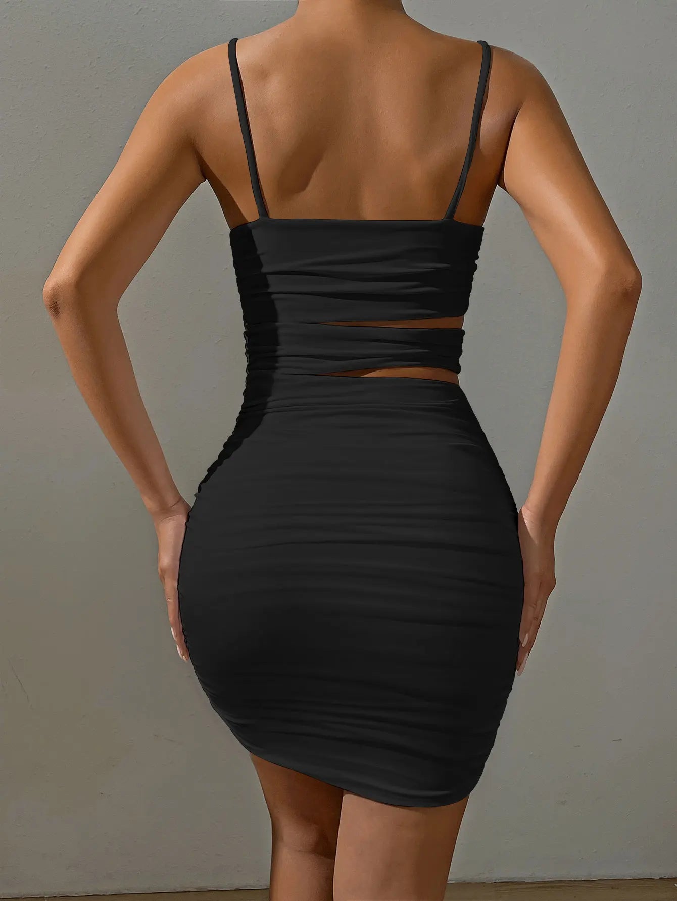 Silhouette Slitted Dress