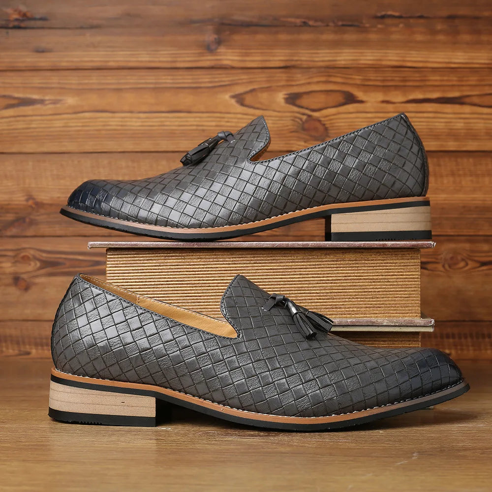 Lorenzo Vettori Woven Loafers