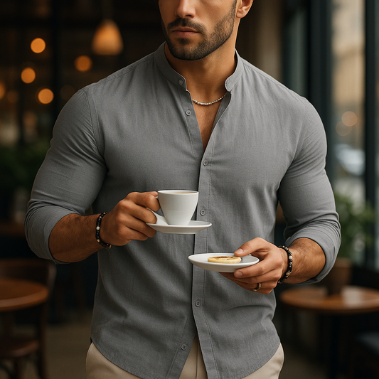 Vanta Collarless Shirt