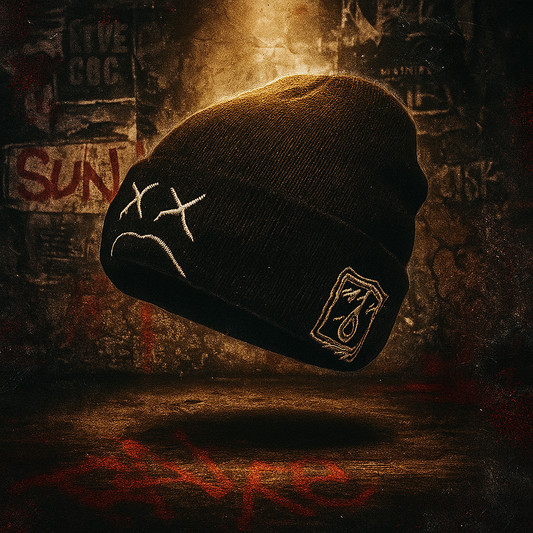 Grim Stitched Knit Beanie