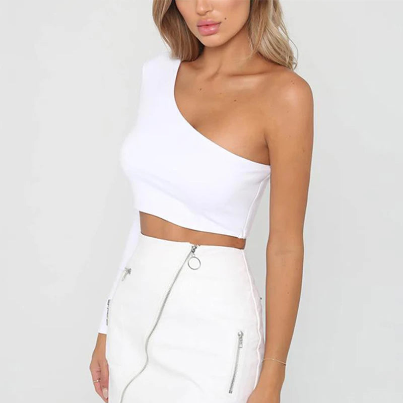 Single Shoulder Top