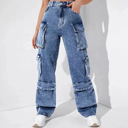 Womens Cargo Jeans