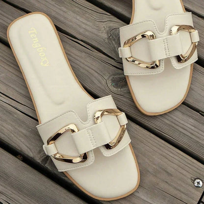 Cavallini Gold-Link Sandals