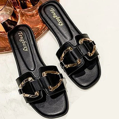 Cavallini Gold-Link Sandals