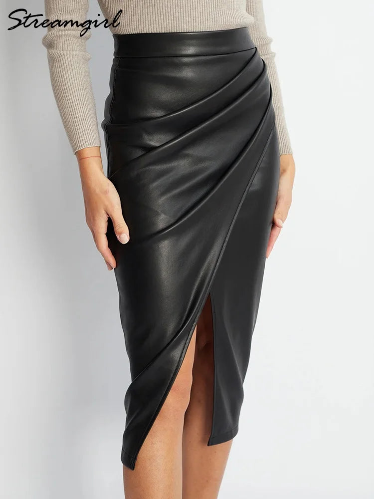 Women's Leather Skirt