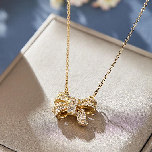Bow Necklace
