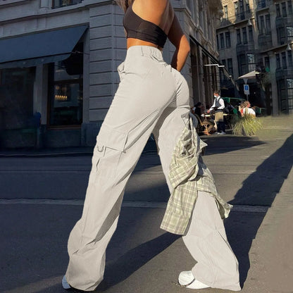 Streetwear Buckle Cargo Pants