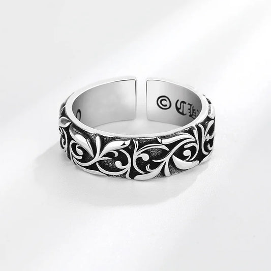 Retro Eternal Vine adjustable Ring
