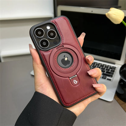 Leather Lock iPhone Case