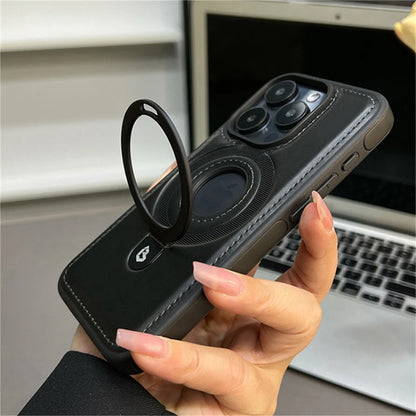 Leather Lock iPhone Case