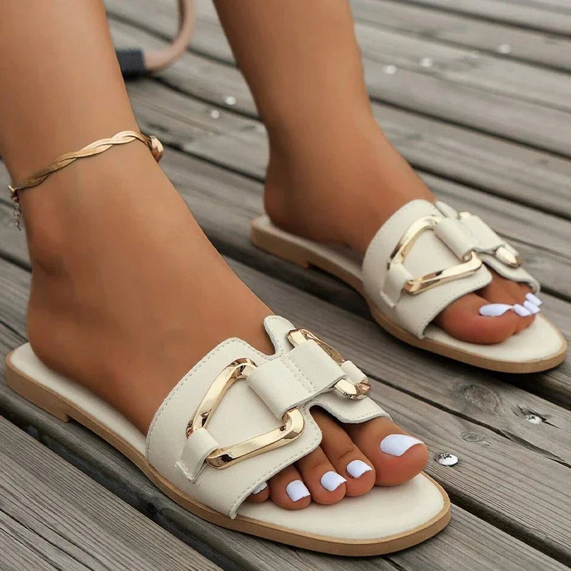 Cavallini Gold-Link Sandals