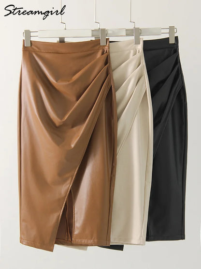 Women's Leather Skirt