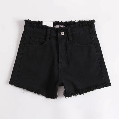 Rough-Cut Chic Shorts