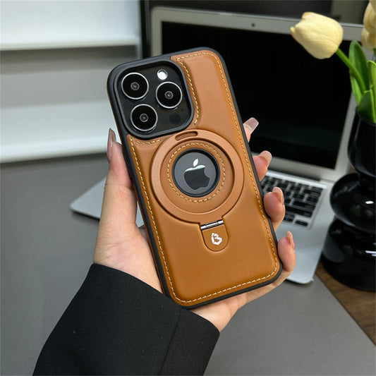 Leather Lock iPhone Case