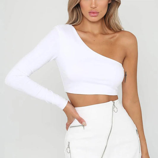 Single Shoulder Top