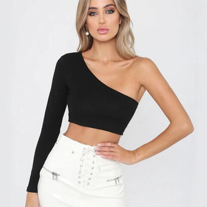 Single Shoulder Top