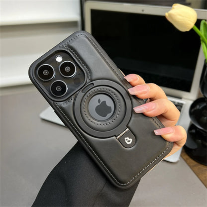 Leather Lock iPhone Case